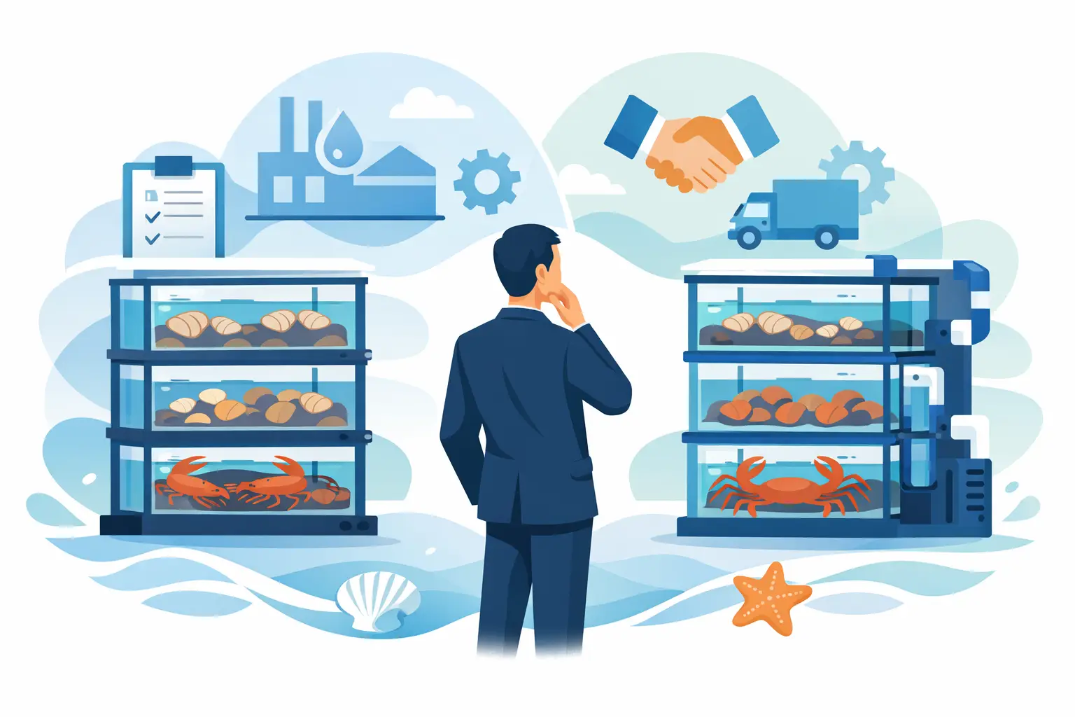 Choosing a Shellfish Tank System Supplier