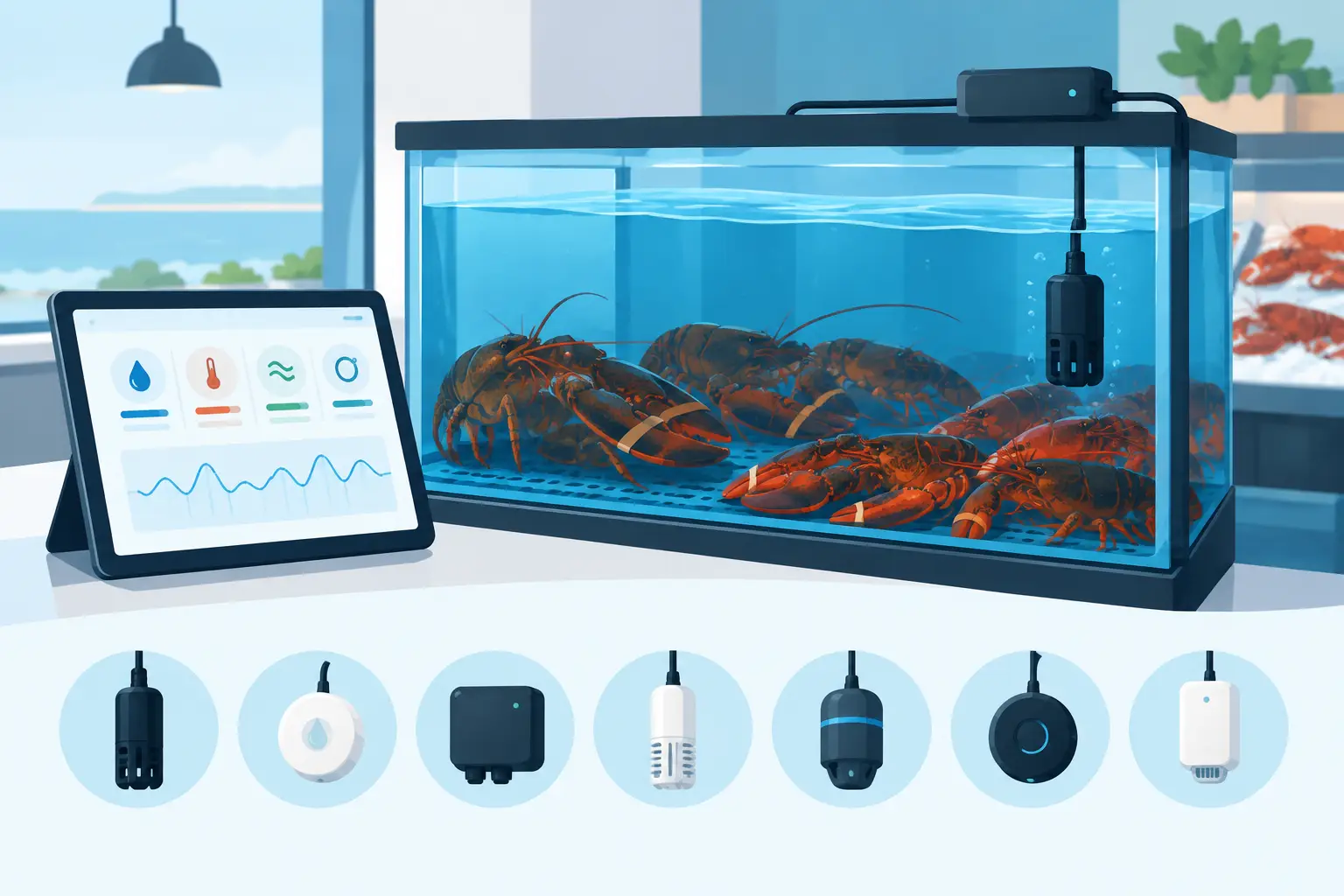7 Best Lobster Tank Monitoring Devices for Retailers