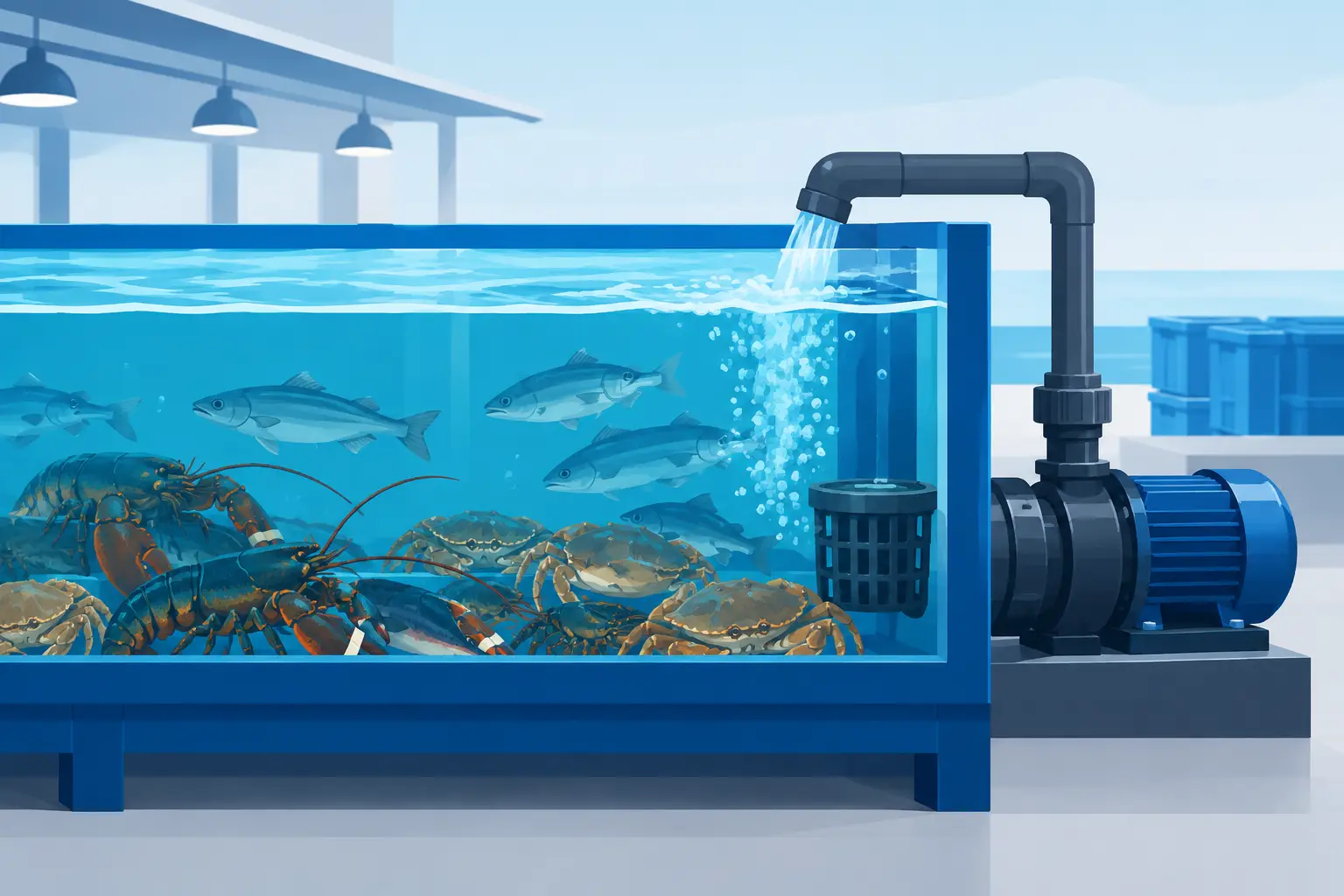 Commercial Tank Pumps That Protect Live Seafood