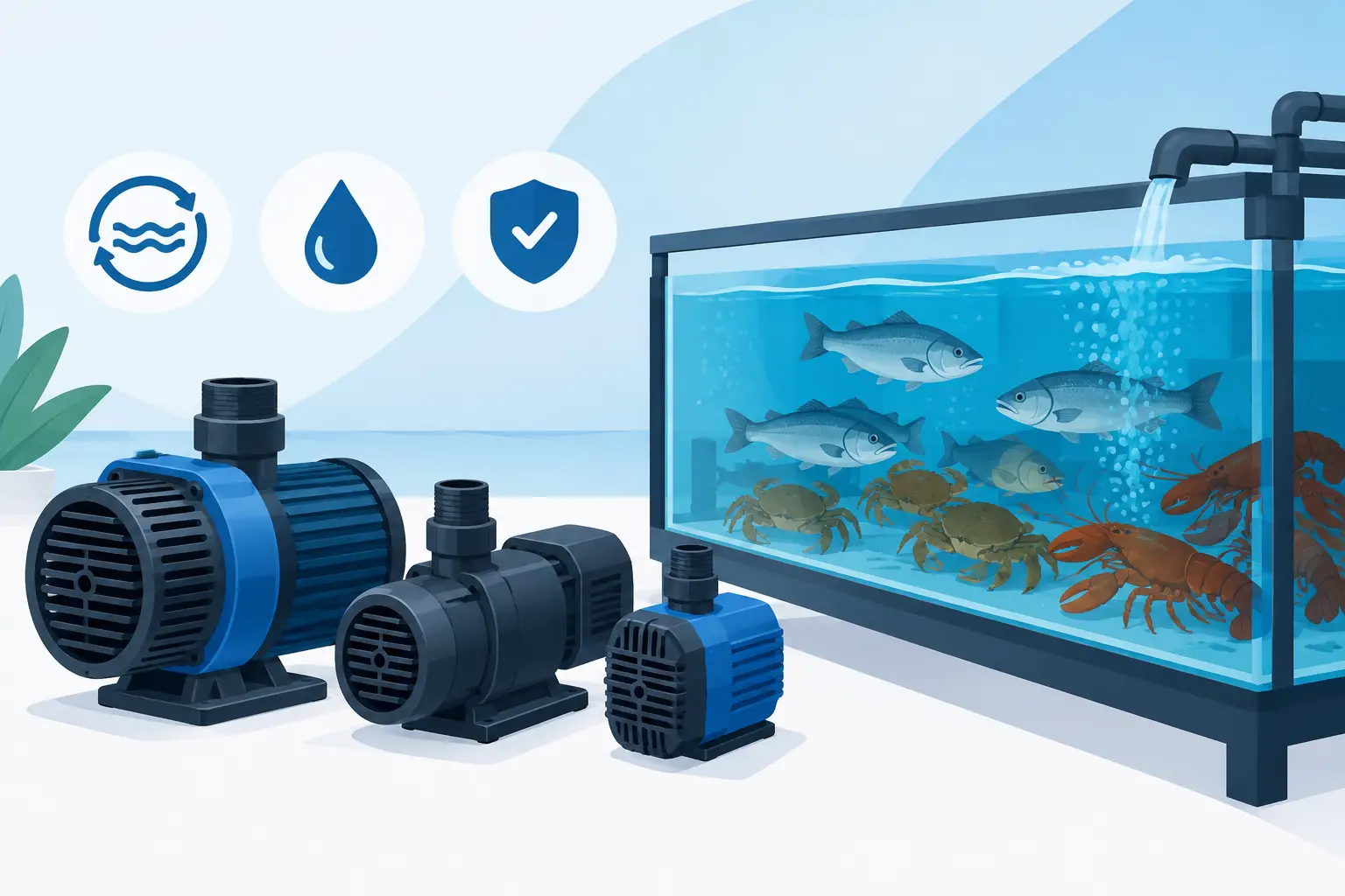 How to Select Tank Pumps for Live Seafood