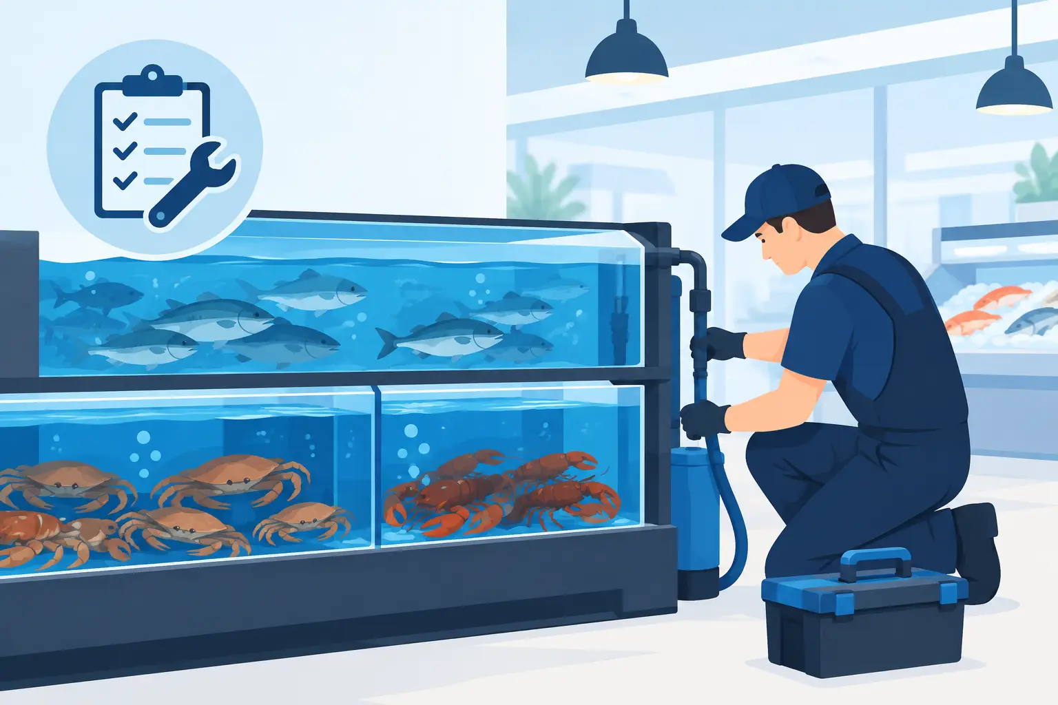 Retail Seafood Tank Service Contracts That Work